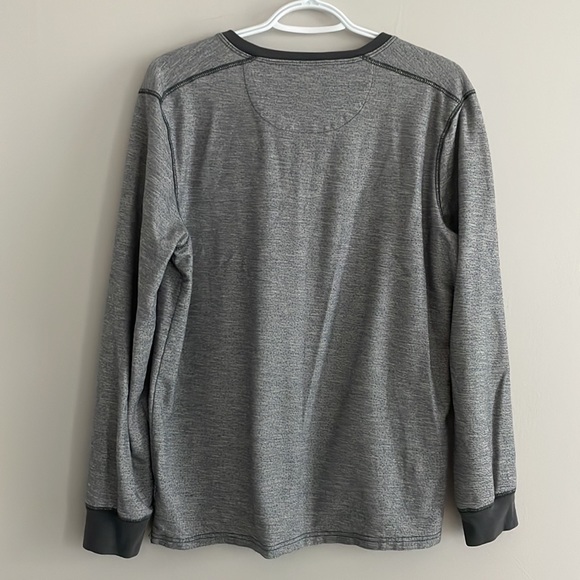 Long sleeve medium athletic fit cotton casual long sleeve shirt - Picture 3 of 4